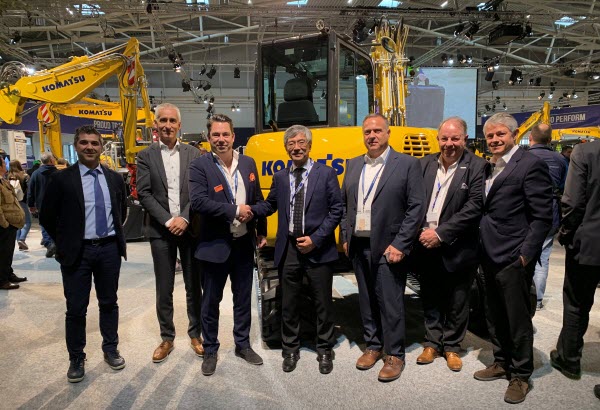  Mascus na BAUMA 2019, Komatsu stand