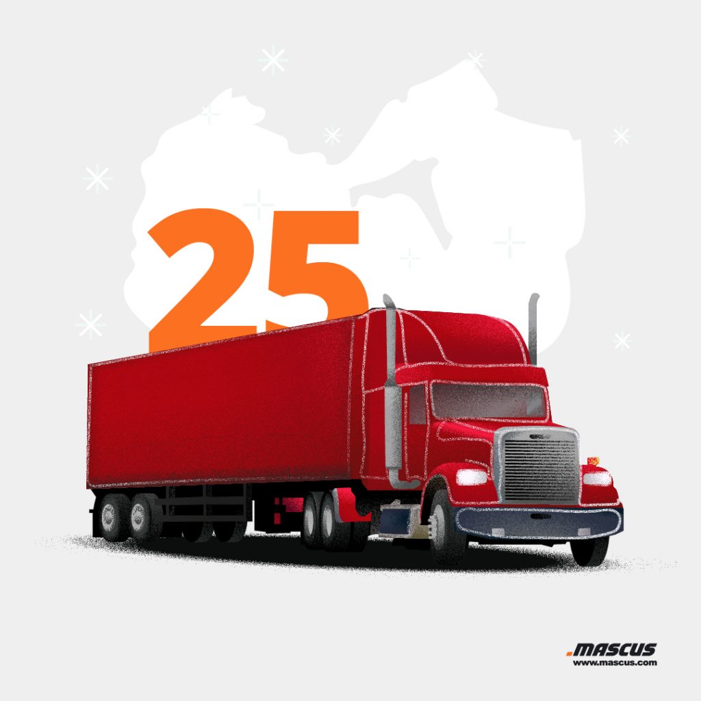 Christmas truck fun fact